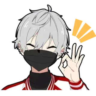 👌 43d208c3 Anime, Manga, Cartoon, Personage, Mascotte, OK telegram sticker