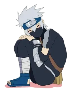😇 9437ad2c Kakashi Hatake Naruto kakashi, naruto, anime, manga, personage, ninja, schattig telegram sticker