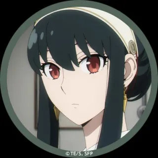 🥵 yor forger @animesongszen telegram stickers