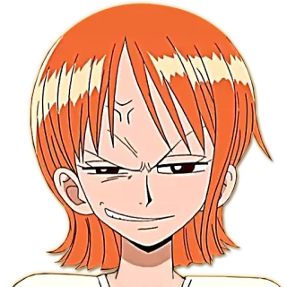 💢 0b222d1d Nami One Piece anime, manga, one piece, nami, cartoon, sticker whatsapp sticker