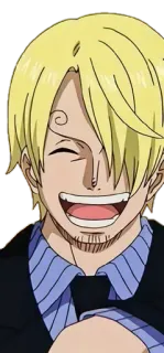 😄 d7a03f96 Sanji One Piece anime, one piece, sanji, character whatsapp sticker