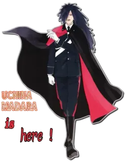 😏 20218da7 Madara Uchiha UCHIHA MADARA is here! Anime, Manga, Personage, Fanart, Naruto, Uchiha telegram sticker