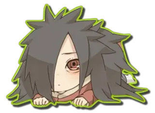 ☹ 33200234 Anime, Manga, Cartoon, Personage, Chibi, Schattig telegram sticker