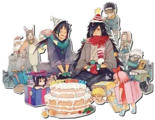 🎂 b8c0073d HAPPY BIRTHDAY verjaardag, taart, cadeaus telegram sticker