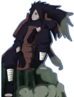 😒 f53d7d74 Madara Uchiha Naruto Anime, Personage, Ninja, Uchiha, Madara, Naruto telegram sticker