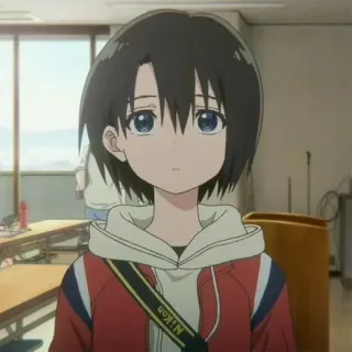 🌟 3a824c5b Anime, Personaje, Triste, Lindo, Chica, Retrato telegram sticker