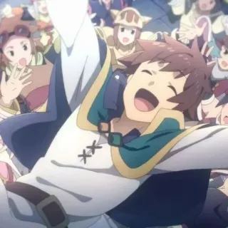 🌟 d0d449f6 Kazuma Konosuba Anime, Konosuba, Kazuma, Isekai, Comedia, Fantasía telegram sticker