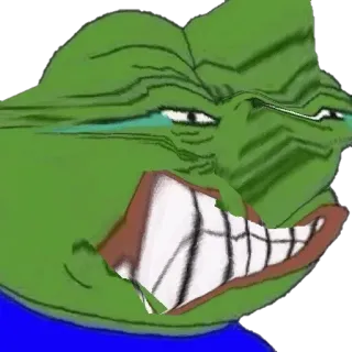 😂 4091a8b0 Pepe the Frog Pepe la rana, Meme, Cultura di internet, Rana, Emozioni telegram sticker