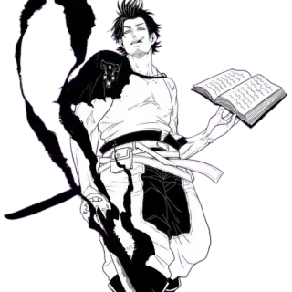 🗡 aa65b549 Yami Sukehiro Black Clover อนิเมะ, มังงะ, พ่อมด, เวทมนตร์, Black Clover, ยามิ, ยามิ สุเคฮิโระ telegram sticker