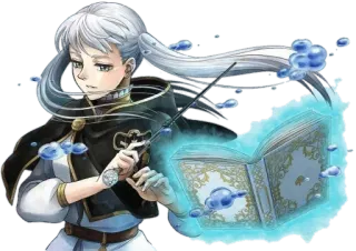 💦 b5987a5b Noelle Silva Black Clover อนิเมะ, เวทมนตร์, นักเวทย์, น้ำ, ตัวละคร, หนังสือ telegram sticker