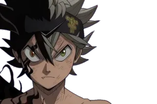 😠 b7c122a0 Asta Black Clover อนิเมะ, มังงะ, แอสต้า, แบล็กโคลเวอร์, โชเน็นจัมป์ telegram sticker