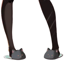 ❤️ 0a7883ce тапочки, кот, обувь, животное, обувь telegram sticker