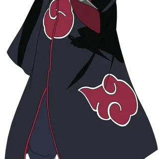 ❤️ 510df348 Акацуки, Аниме, Облака, Плащ, Наруто, Ниндзя telegram sticker