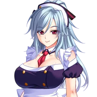 ❤️ 9a78adeb Аниме, Горничная, Манга, Персонаж, Мультфильм telegram sticker