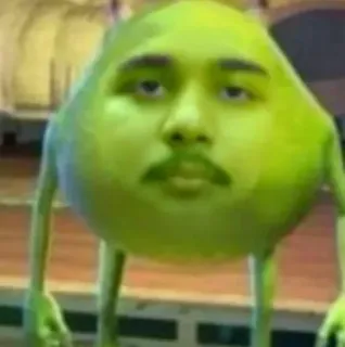 🌚 a0ccd25a Mike Wazowski Monsters, Inc. Mike Wazowski, Monsters, Inc., Meme, Grappig, Parodie telegram sticker