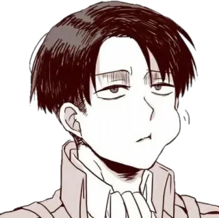 🙄 818e9e00 Levi Ackerman Attack on Titan anime, aufkleber, levi, attack on titan, aot telegram sticker