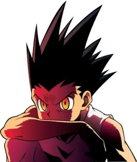 😡 8aec7006 Gon Freecss Hunter x Hunter Gon Freecss, Hunter x Hunter, Anime, Dessin animé, Personnage, Autocollant telegram sticker