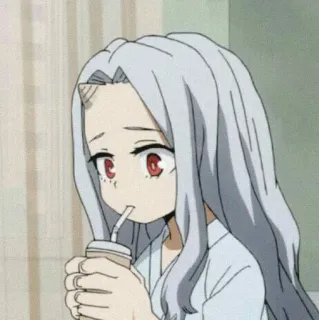 🌊 8716ef71 Eri My Hero Academia anime, my hero academia, eri, lindo, bebida, kawaii telegram sticker