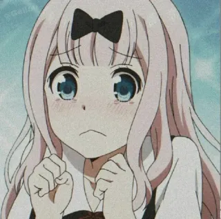 😍 3438bc4b Chika Fujiwara Kaguya-sama: Love Is War 애니, 후지와라 치카, 카구야님, 귀여운, 카와이, 만화, 여고생 telegram sticker