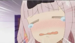 😢 c8d46ae1 Chika Fujiwara Kaguya-sama: Love Is War 애니메이션, 소녀, 울음, 슬픔, 카구야님은告らせたい, 치카 telegram sticker