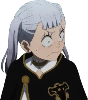 😳 c8e6c070 Noelle Silva Black Clover Anime, Charakter, Noelle, Black Clover, Ausdruck, Süß, Besorgt, Nervös telegram sticker