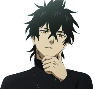 Black Clover // @MINATOSTICKERS whatsapp stickers