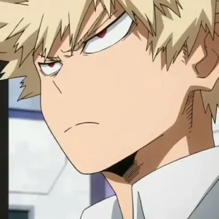 🌾 1192023a Katsuki Bakugo My Hero Academia anime, manga, character, angry, hero, quirk telegram sticker