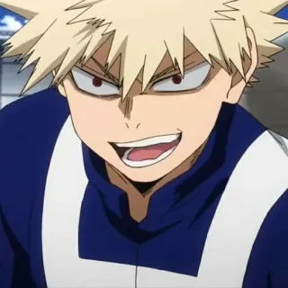 🔥 425dab29 Katsuki Bakugo My Hero Academia anime, my hero academia, bakugo, katsuki, character, manga, villain, hero telegram sticker