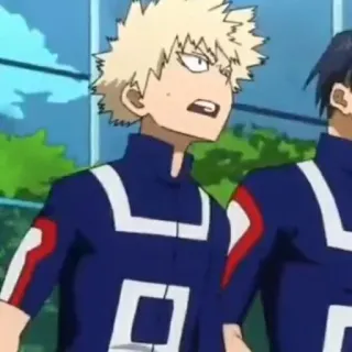 🔥 47ddec29 Katsuki Bakugo My Hero Academia anime, manga, my hero academia, bakugo, character telegram sticker