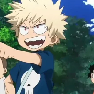 🔥 68e2991f Bakugo Katsuki My Hero Academia anime, manga, Bakugo, My Hero Academia, Katsuki, character, sticker telegram sticker