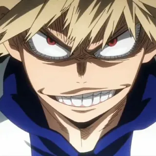 🌾 778ac4b6 Katsuki Bakugo My Hero Academia anime, manga, my hero academia, bakugo, katsuki bakugo, character, angry telegram sticker