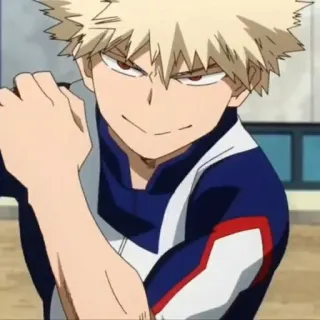 🔥 893273a4 Katsuki Bakugo My Hero Academia anime, Katsuki Bakugo, My Hero Academia, manga, character, hero telegram sticker