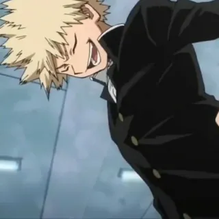 🌾 c8fdf867 Bakugo Katsuki My Hero Academia anime, bakugo, katsuki, my hero academia, mha, character, school uniform telegram sticker