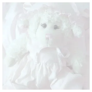 🧁 ae4492b0 인형, 인형, 장난감, 흰색, 드레스 telegram sticker