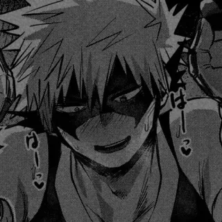 💫 7d9dc989 Katsuki Bakugo My Hero Academia はー อนิเมะ, บาคุโก, มังงะ, ตัวละคร, มายฮีโร่ อคาเดเมีย telegram sticker