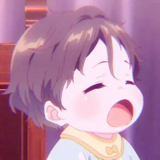 🍰 57afa937 Anime, Bebè, Carino, Bambino whatsapp sticker