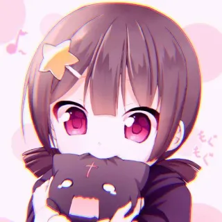 🍰 6e4bed49 Anime, Carino, Ragazza, Cartone animato whatsapp sticker