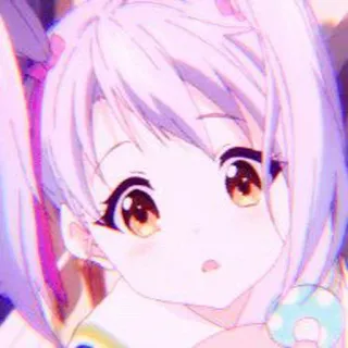 🍰 9fb4111f Anime, Ragazza, Carino, Cartone animato, Personaggio whatsapp sticker