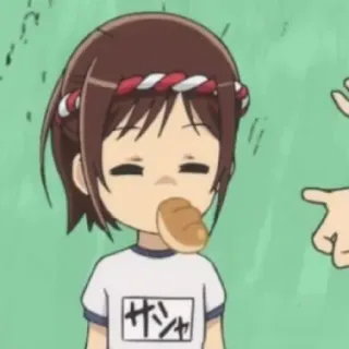 😑 fb54e437 Sasha サシャ Anime, Personaje, Sasha, Comiendo, Lindo, Pan telegram sticker