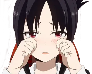 😢 71c81cad Kaguya Shinomiya Kaguya-sama: Love Is War Anime, Kaguya-sama, Llorando, Triste, Chica anime telegram sticker