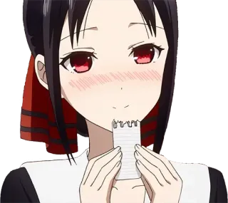 😋 be46ce60 Kaguya Shinomiya Kaguya-sama: Love Is War Anime, Kaguya Shinomiya, Love is War, Lindo, Chica, Estudiante telegram sticker