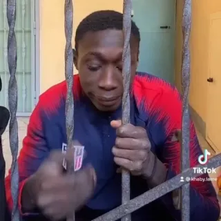 😔 31d822ea Khaby Lame khaby lame, 抖音, 喜剧, 搞笑, 表情包 telegram sticker