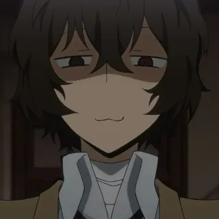 🍩 22454b72 Dazai Osamu Bungou Stray Dogs anime, bungou stray dogs, dazai, osamu dazai, character, manga telegram sticker