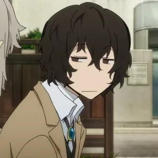 🍩 3de2bbb8 Osamu Dazai Bungou Stray Dogs anime, character, dazai, osamu dazai, bungou stray dogs telegram sticker