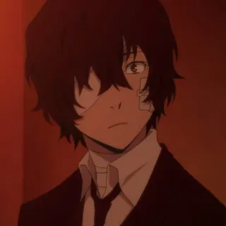 🍩 6045725e Osamu Dazai Bungou Stray Dogs anime, bandages, character, dazai, bungou stray dogs telegram sticker