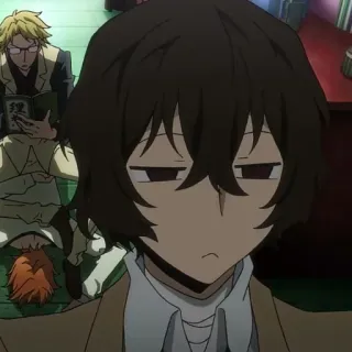 🍩 ab45ce8a Osamu Dazai Bungou Stray Dogs anime, bungou stray dogs, osamu dazai, dazai, manga, character telegram sticker