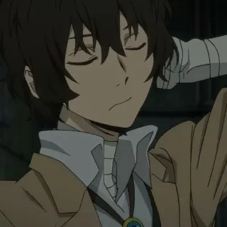 🍩 b6e58556 Osamu Dazai Bungou Stray Dogs anime, manga, dazai, osamu dazai, bungou stray dogs telegram sticker