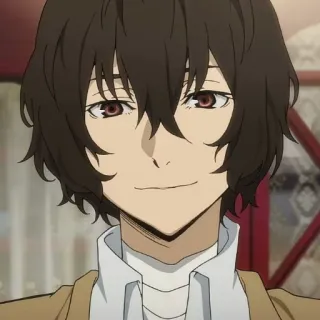 🍩 f01081e6 Dazai Osamu Bungo Stray Dogs anime, cartoon, Dazai, Osamu, Bungo Stray Dogs telegram sticker