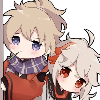 ๐ฅบ 13652f17 Kaedehara Kazuha Genshin Impact genshin impact, kazuha, anime, sticker, cute, video game whatsapp sticker