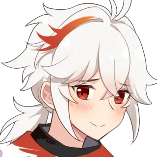โบ๏ธ 15a672f2 Kaedehara Kazuha Genshin Impact anime, video game, character, genshin impact, kaedehara kazuha whatsapp sticker